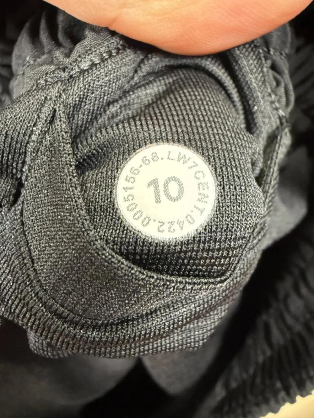 Lululemon Black Rose Gold Logo Hotty Hot High Rise 4